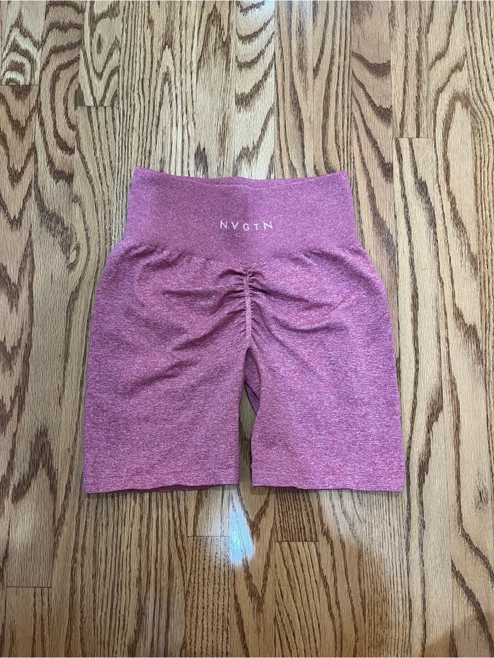 nvgtn pink workout shorts